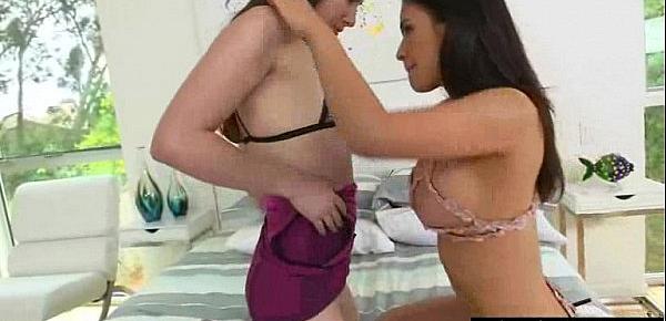  (Casey Calvert & Vanessa Veracruz) Teen Amazing Girls Busy In Hot Lesbo Sex Act vid-10